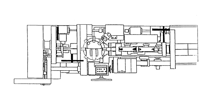 350型硬盒包裝機(jī)機(jī)組安裝中的水平校準(zhǔn)圖